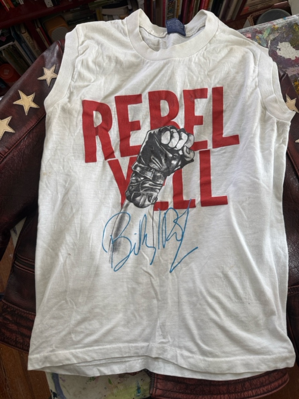 Rare vintage Billy Idol Muscle Tee from 1983 tour